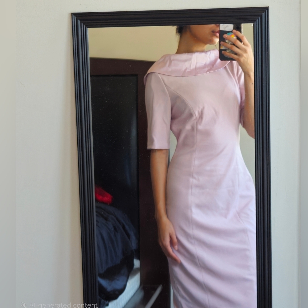 White House Black Market Pink Sheath Dress